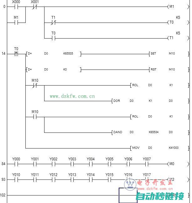 跑马灯PLC程序详解：四个案例分享 (跑马灯plc编程)